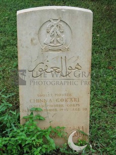 TRINCOMALEE WAR CEMETERY - CHINNA GOKARI, 